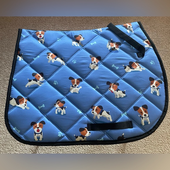 Lettia All Purpose Full Puppy Print Saddle Pad - Picture 2 of 8